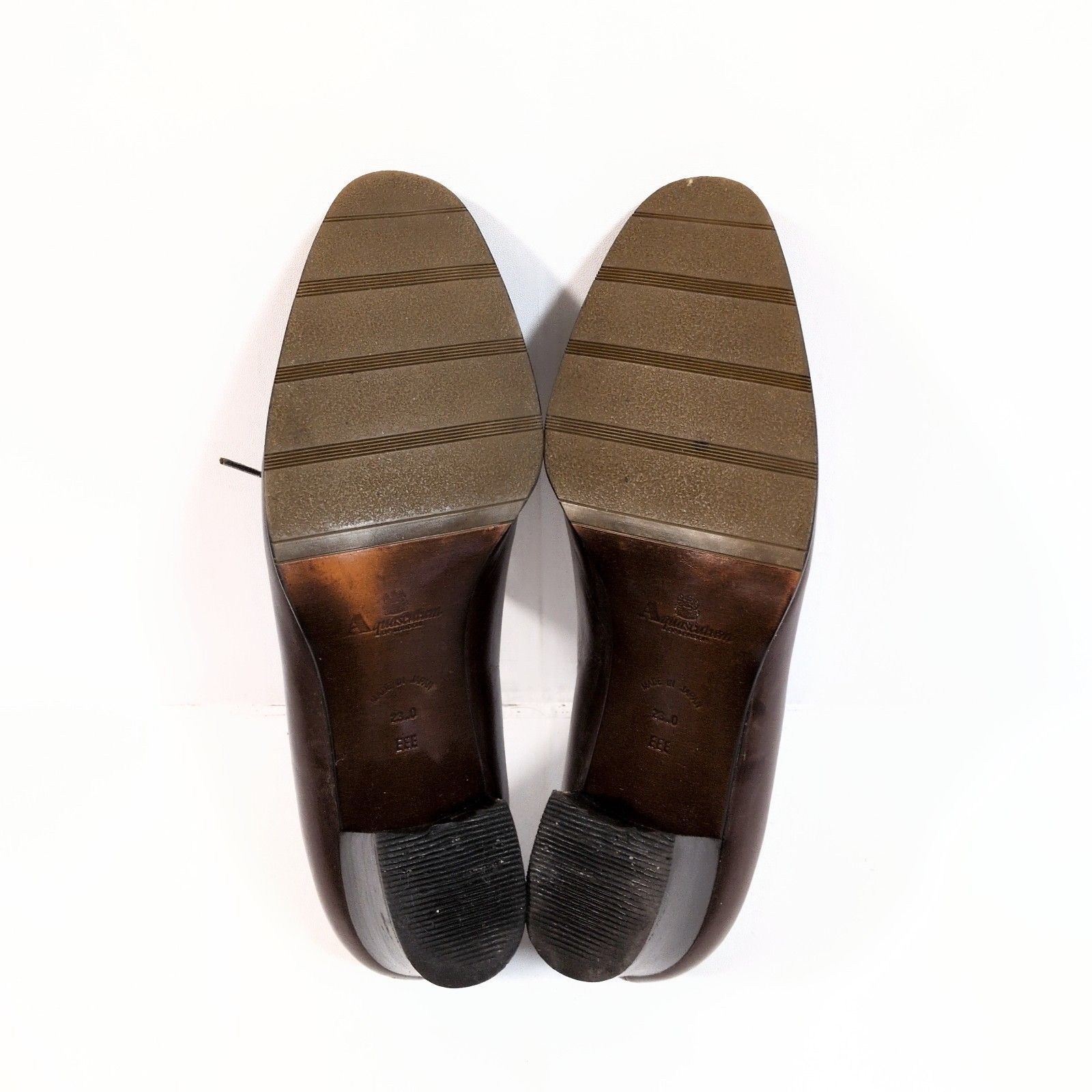 日本製◎【AquaScutum】アクアスキュータム レザー ローファー 