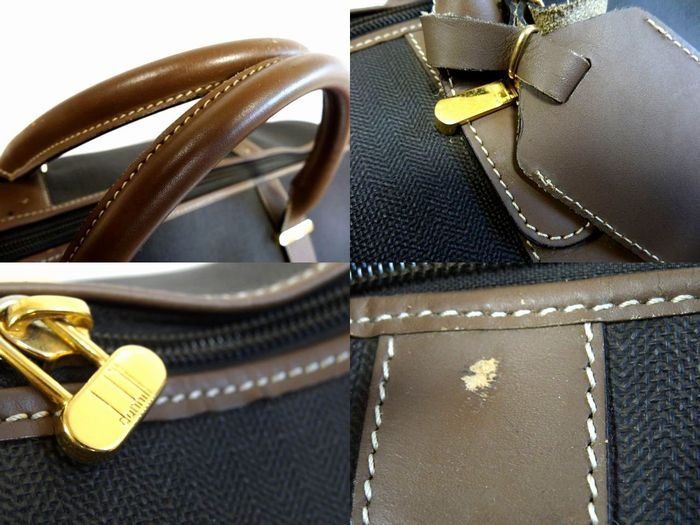 ダンヒル ボストンバッグ ◇ ヴィンテージ オールド ブラウン