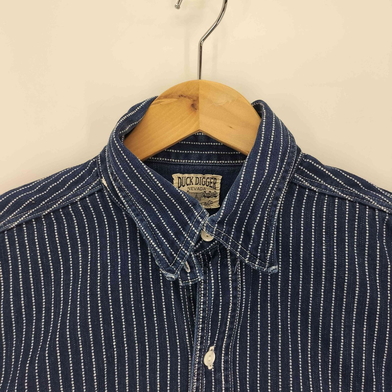 ウエアハウス WAREHOUSE ウォバッシュストライプ DUCK DIGGER デニム