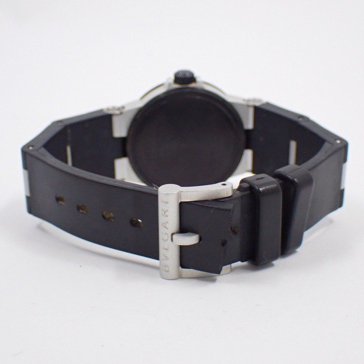 極美品】ブルガリ ユニセック AL32TA クォーツ スポーツ 黒・白