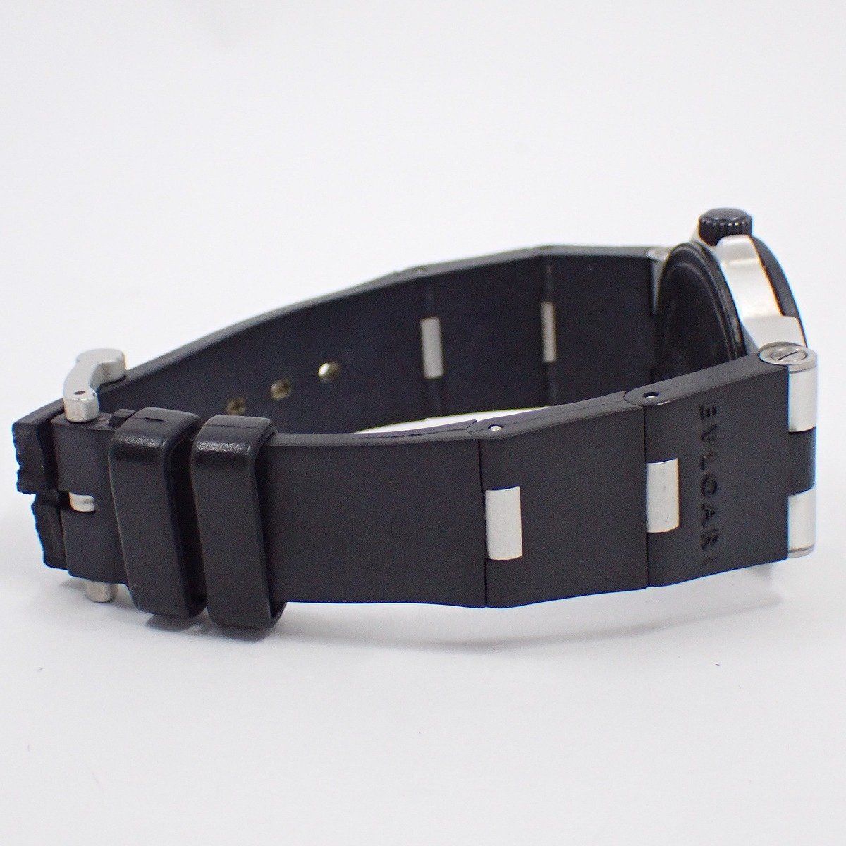 ベルト不良・訳あり品】ブルガリ アルミニウム クォーツ ボーイズ