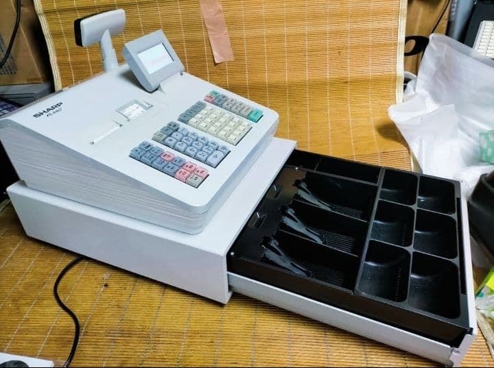 シャープレジスター XE-A407 PC連携売上管理 上位機種 444123 - メルカリ