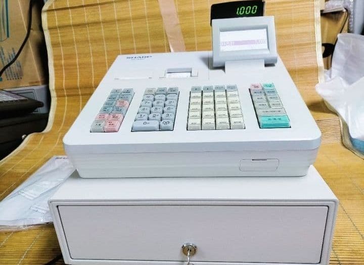 シャープレジスター XE-A407 PC連携売上管理 上位機種 444123 - メルカリ