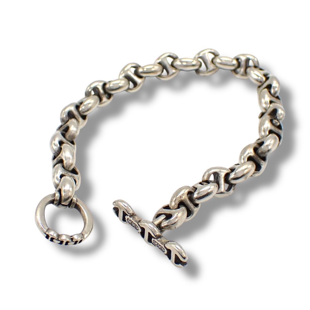 ホーセンブース オープンリンク ブレスレット 10MM ダイヤ 925 4583