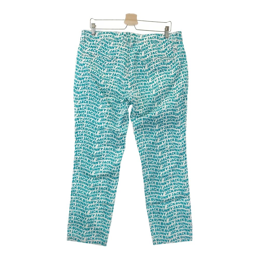 サイズ：6 JACK BUNNY ジャックバニー ストレッチパンツ ロゴ 総柄