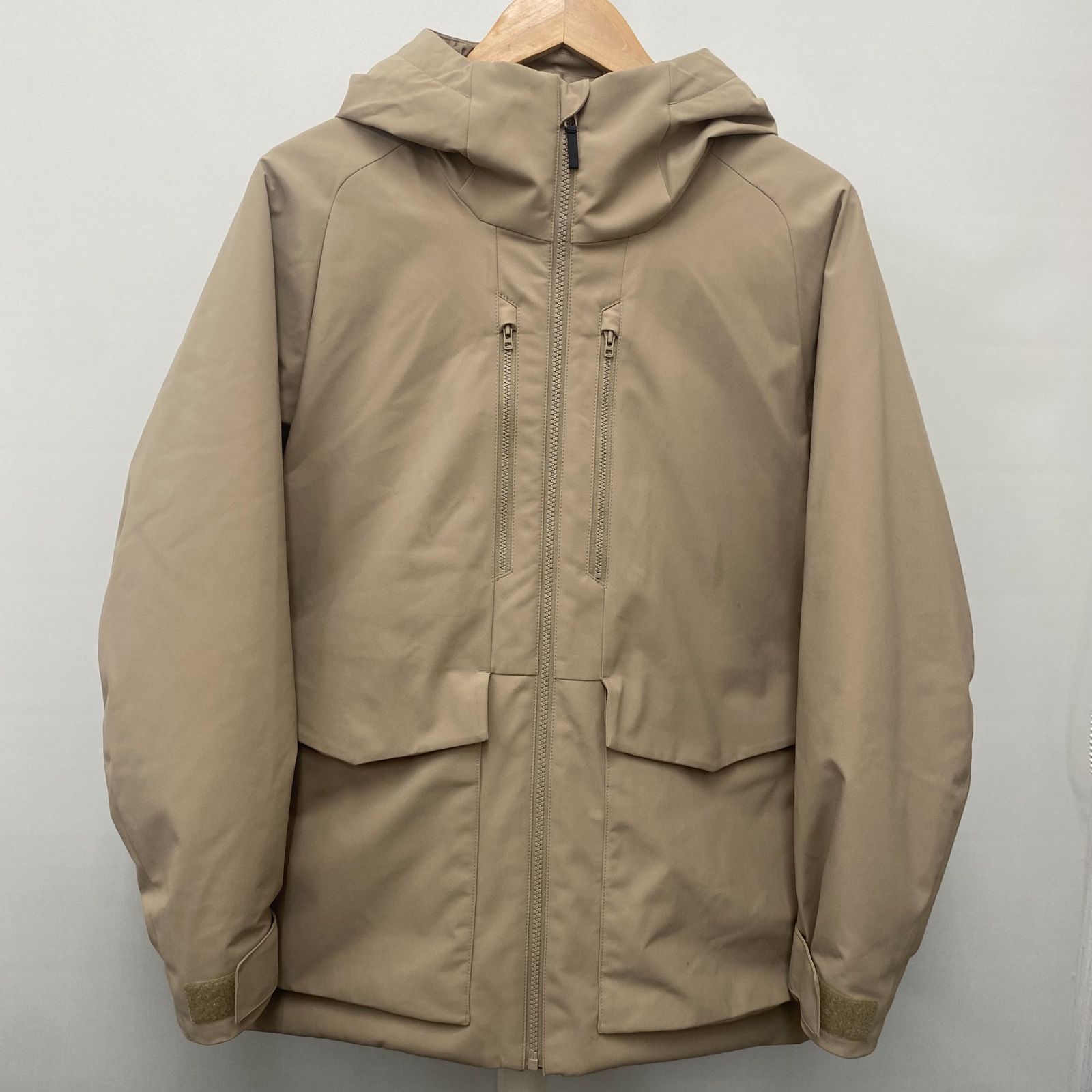 古着】UNIQLO ユニクロ ハイブリッドダウンパーカー Sサイズ ブラウン 