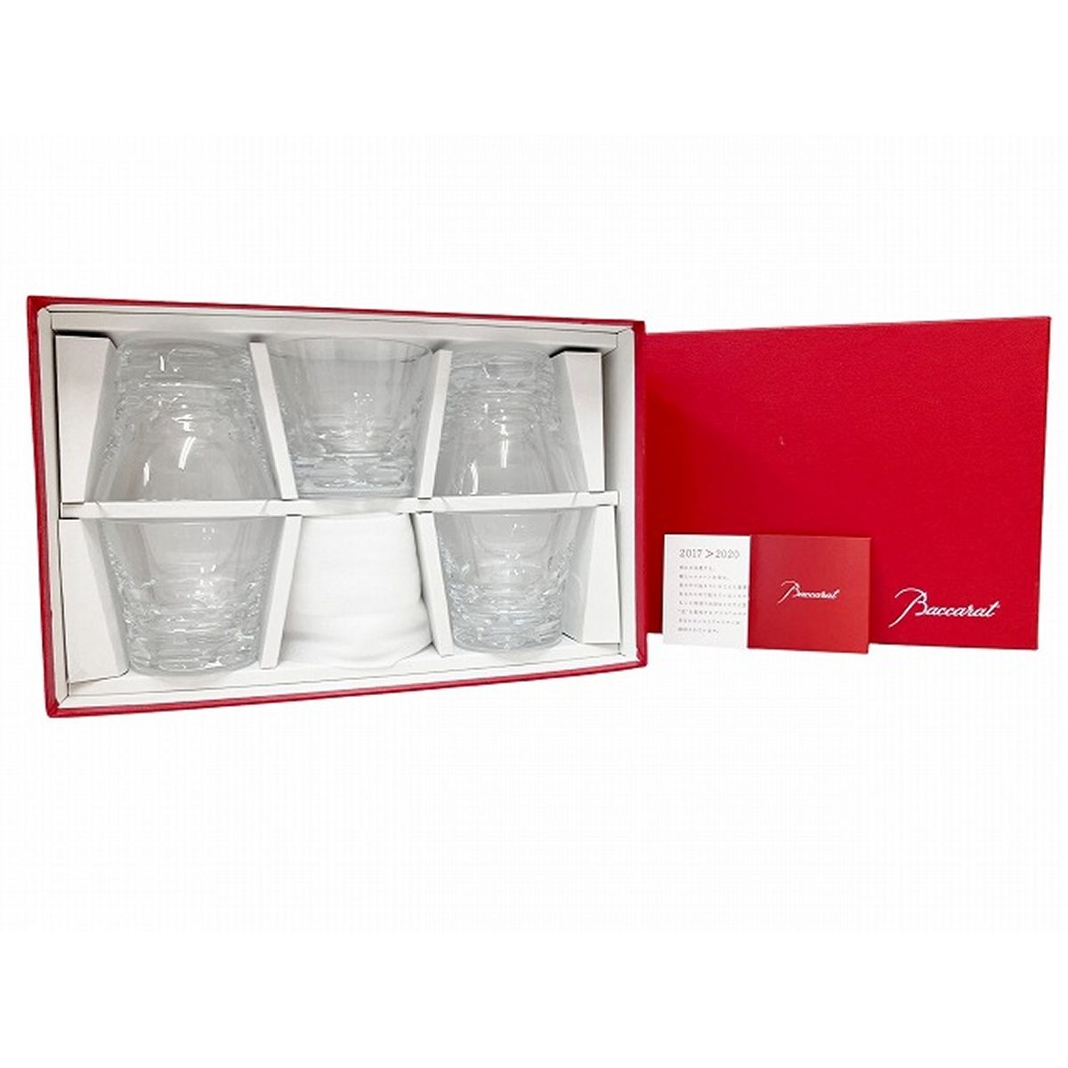 Baccarat バカラ ルチア ロックグラス 2017刻印 クリスタルガラス 5点