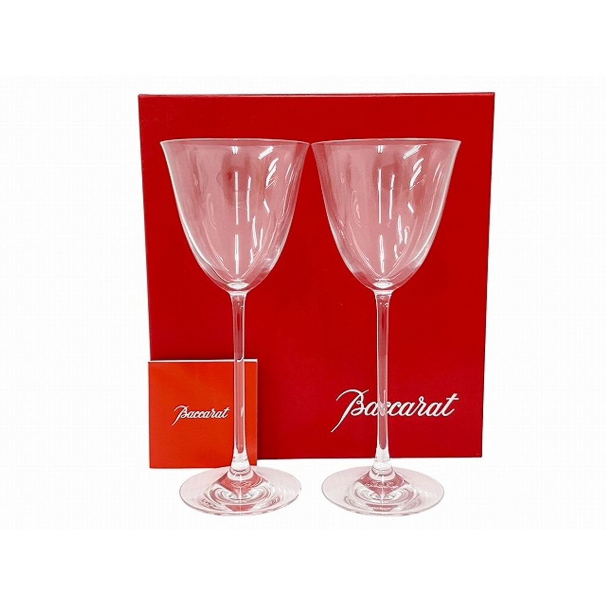 美品!! Baccarat◇バカラ オンド ペア ワイングラス 箱付y21