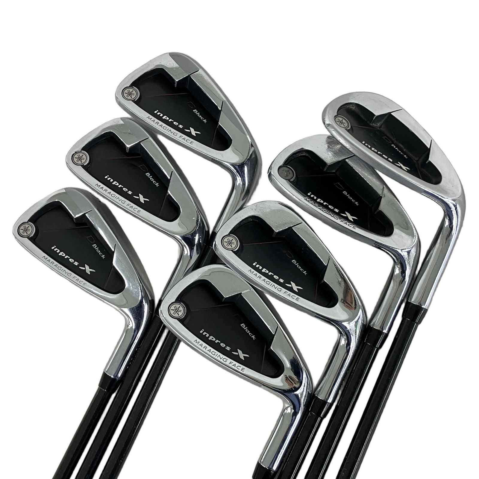 YAMAHA inpres X D BLACK 5-9,P,S アイアン 7本セット ゴルフクラブ