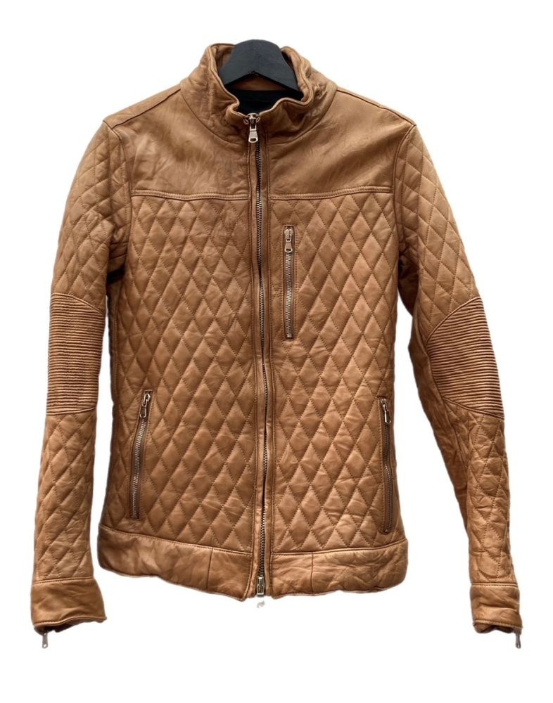 ジュンハシモト junhashimoto Lamb leather Quilting Jacket