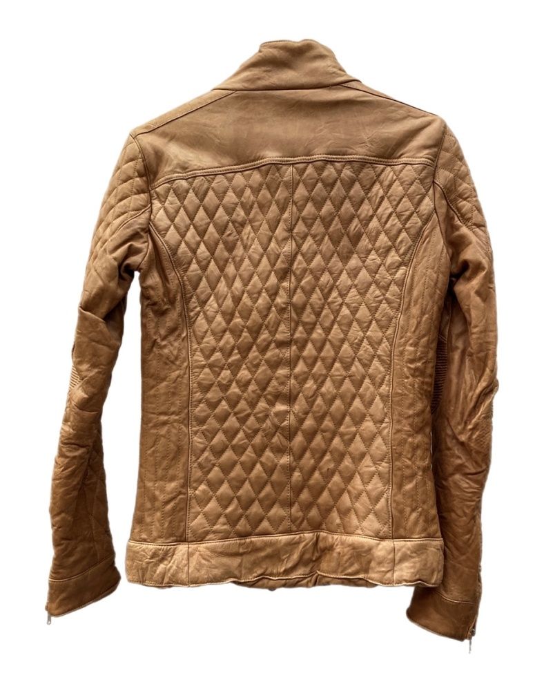 ジュンハシモト junhashimoto Lamb leather Quilting Jacket