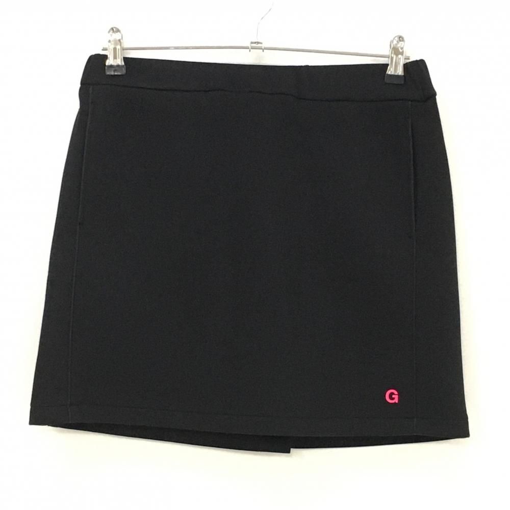 超美品】ジーフォア スカート 黒 ダンボールニット ウエストゴム