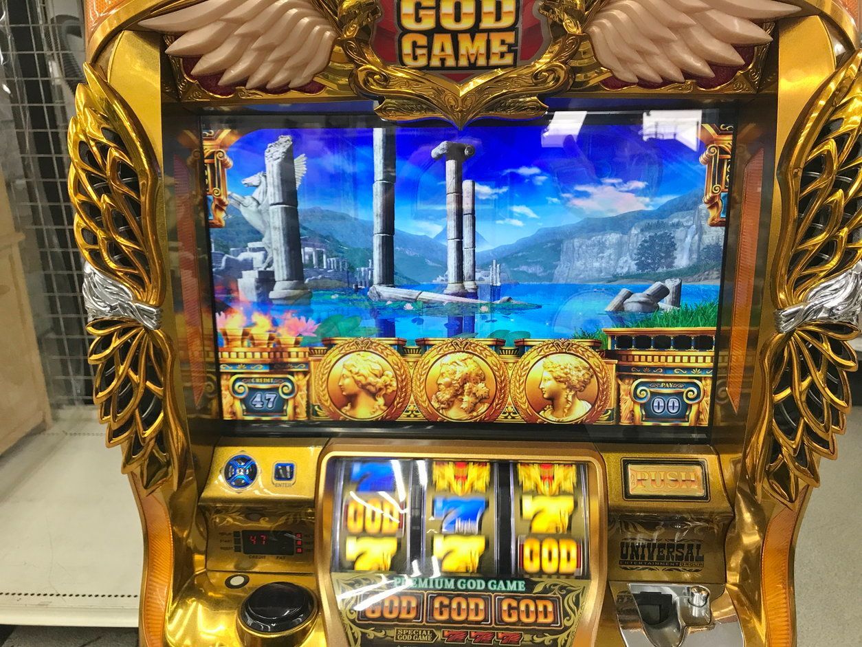 パチスロ機 ミリオンゴッド 神々の凱旋 ユニバーサルブロス コイン不要