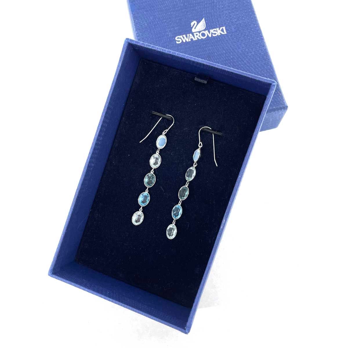 SWAROVSKI スワロフスキー フックピアス 5連/カラーストーン/ 1119289 