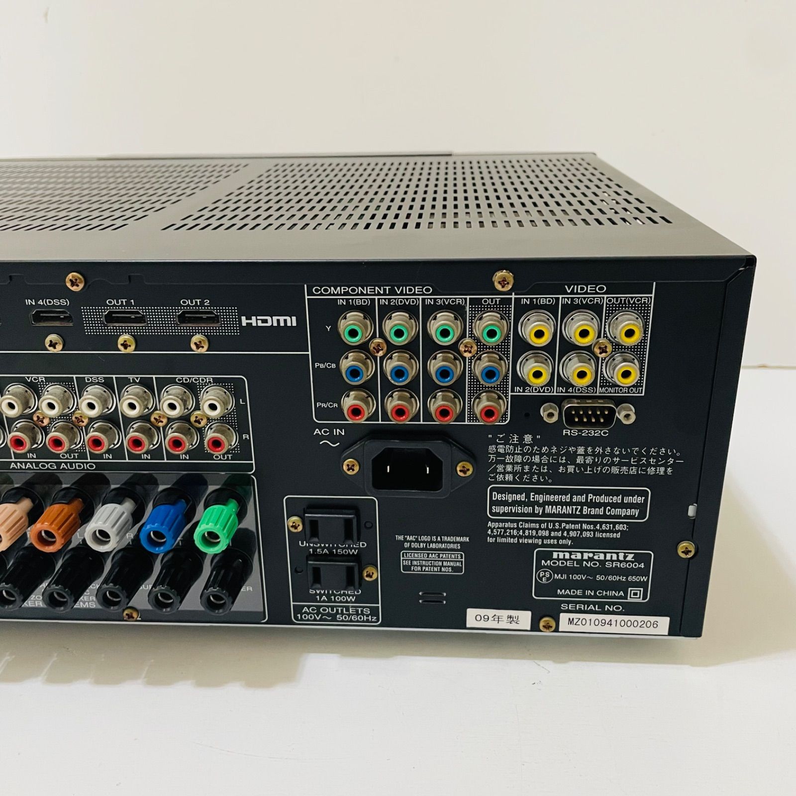 9576 付属品多数あり 動作品 marantz SR6004 マランツ AVサラウンド