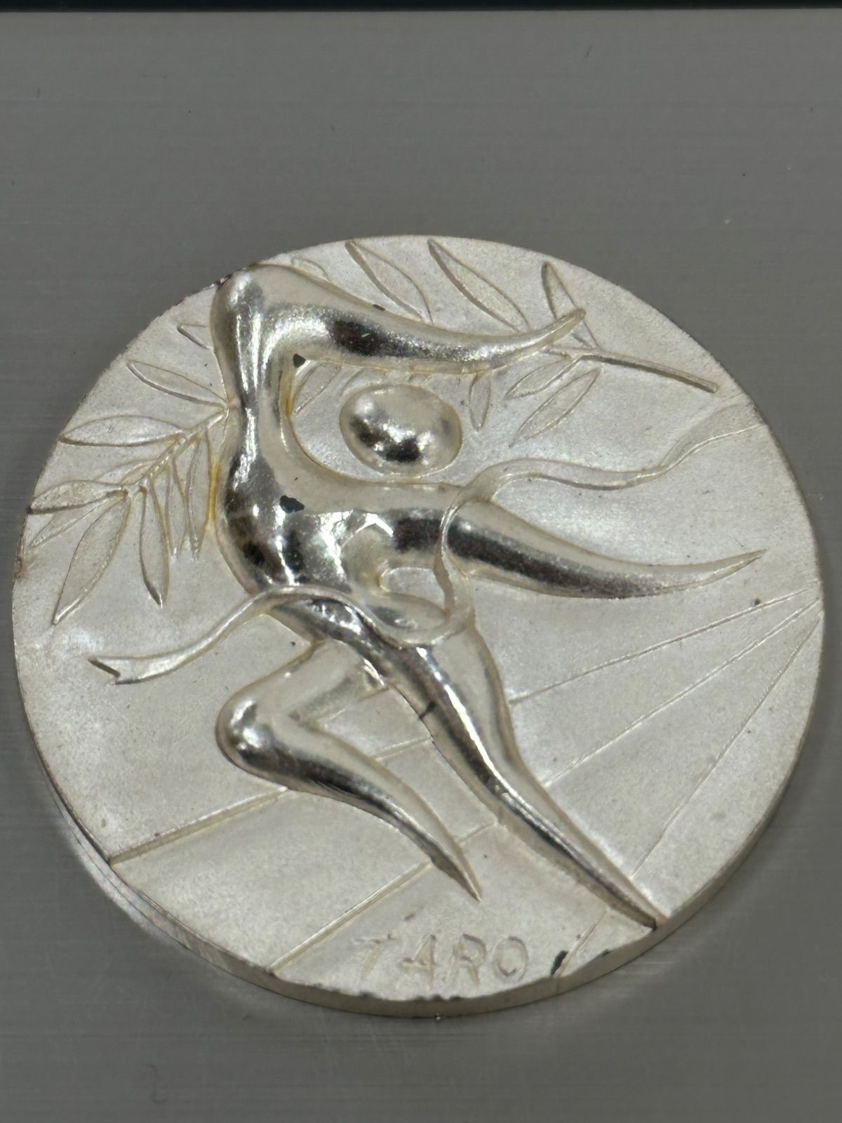 AN134-z】ミュンヘンオリンピック 純銀 1000 刻印 銀メダル コイン