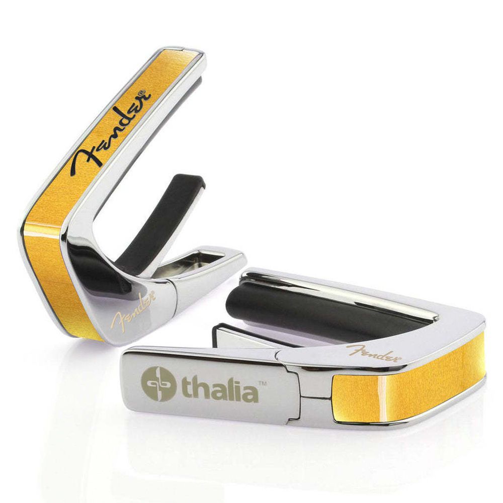 Thalia Capos ギターカポ Fender コラボモデル クローム仕上げ TH-FENCC-09 Maple 生産終了モデル・廃盤 アメリカ製【並行輸入】
