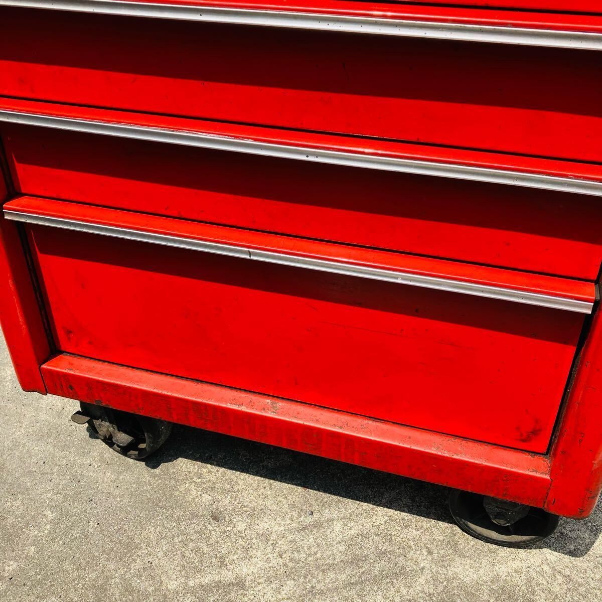 店頭引取限定】 ◇Snap-on(スナップオン) KRA4007B ロールキャブ 7段