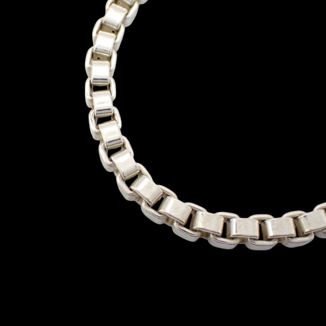 TIFFANY ティファニー 18cm ベネチアン 925 ブレスレット シルバー