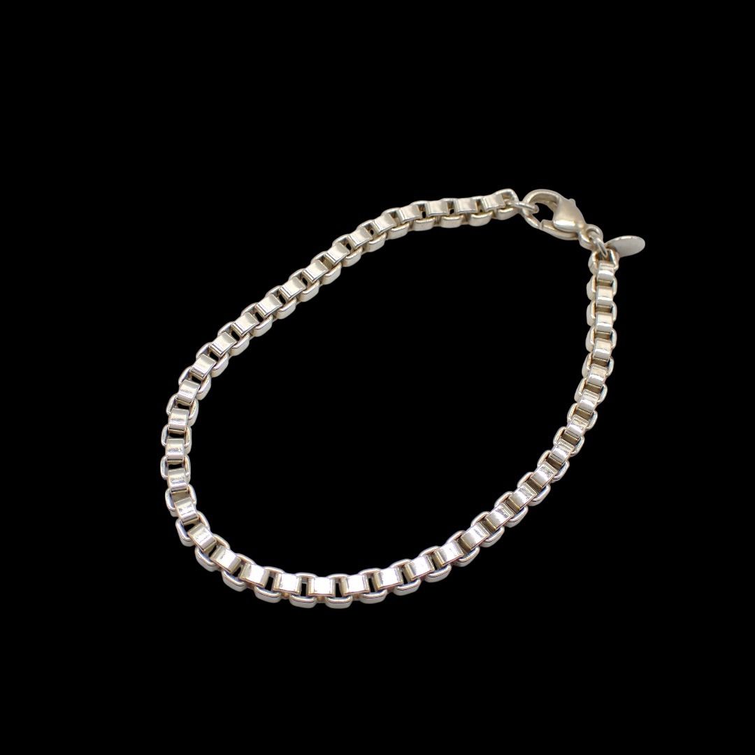 TIFFANY ティファニー 18cm ベネチアン 925 ブレスレット シルバー