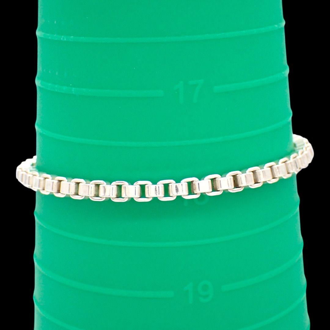 TIFFANY ティファニー 18cm ベネチアン 925 ブレスレット シルバー
