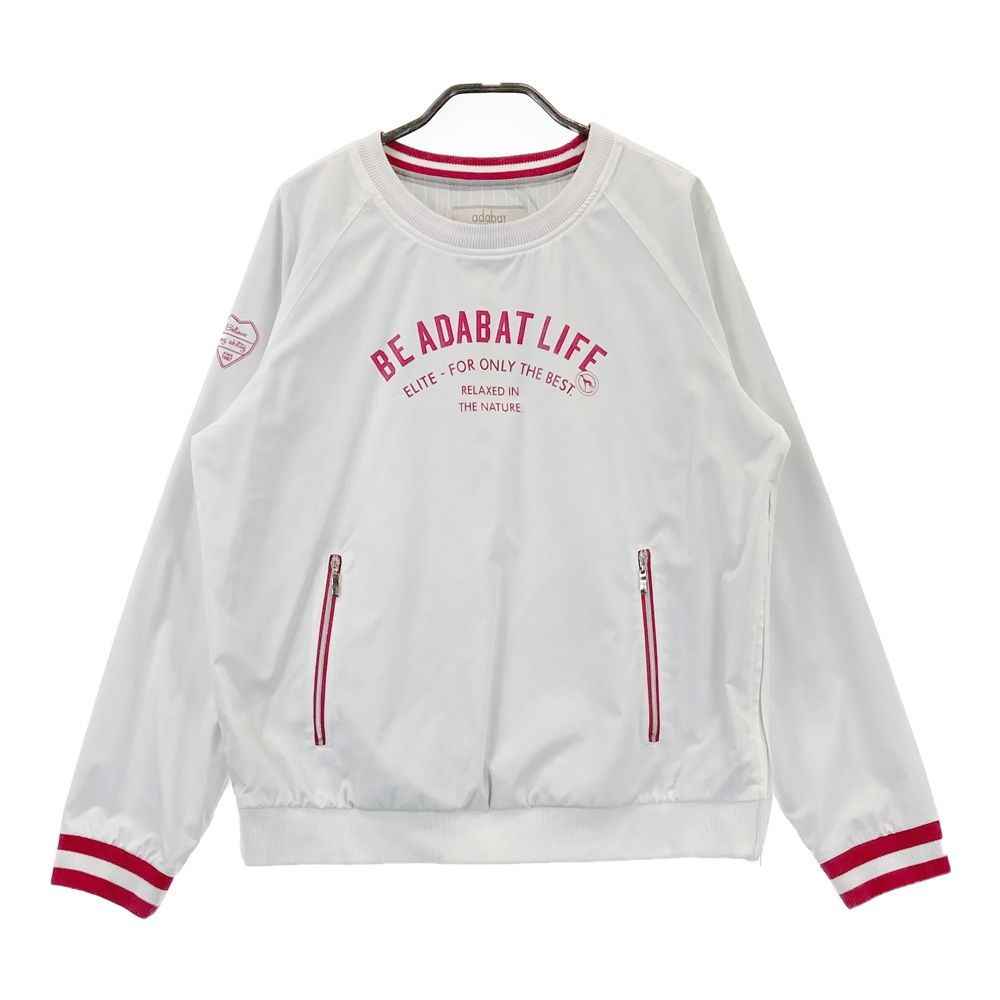 サイズ：40 ADABAT アダバット 蓄熱 プルオーバー ホワイト系