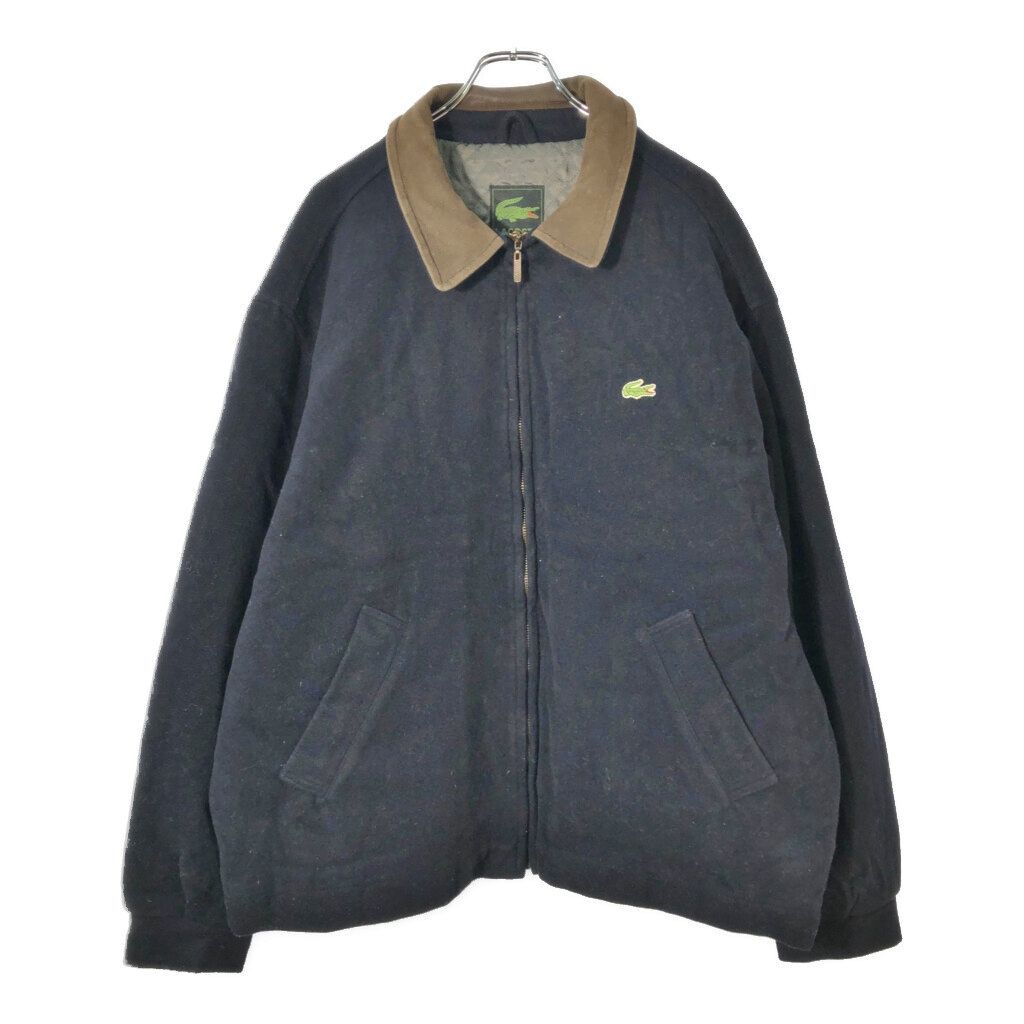 90年代 スペイン製 LACOSTE ラコステ ウール スイングトップ ネイビー