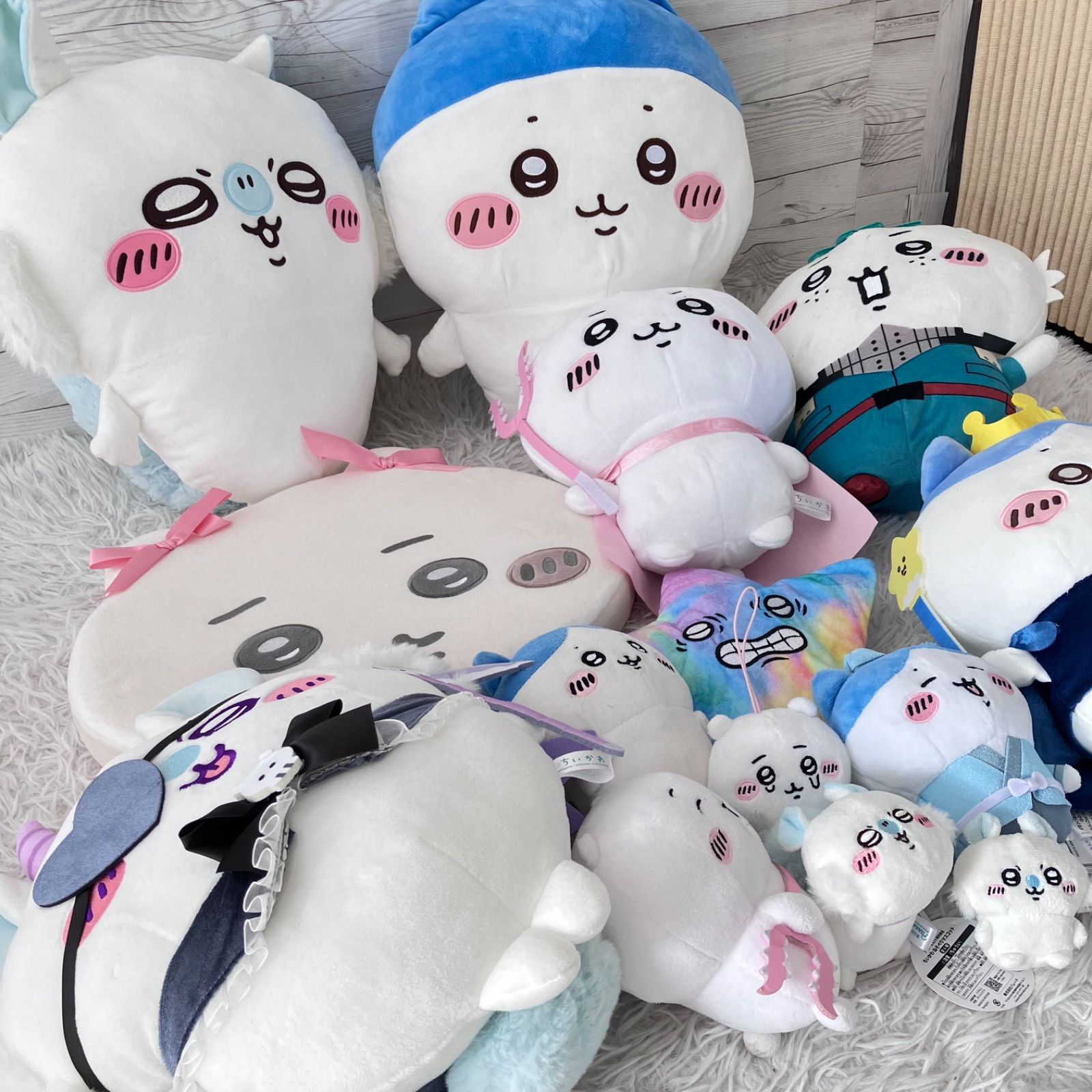ちいかわ ぬいぐるみ 大量まとめ売り 14点セット モモンガ ハチワレ