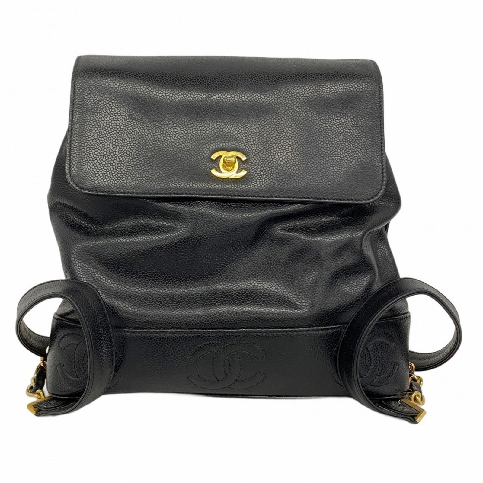 p*i様 CHANEL シャネル キャビアスキン　リュック　トリプルココ　4番台 CHANEL シャネル トリプルココ リュック・デイパック キャビアスキン