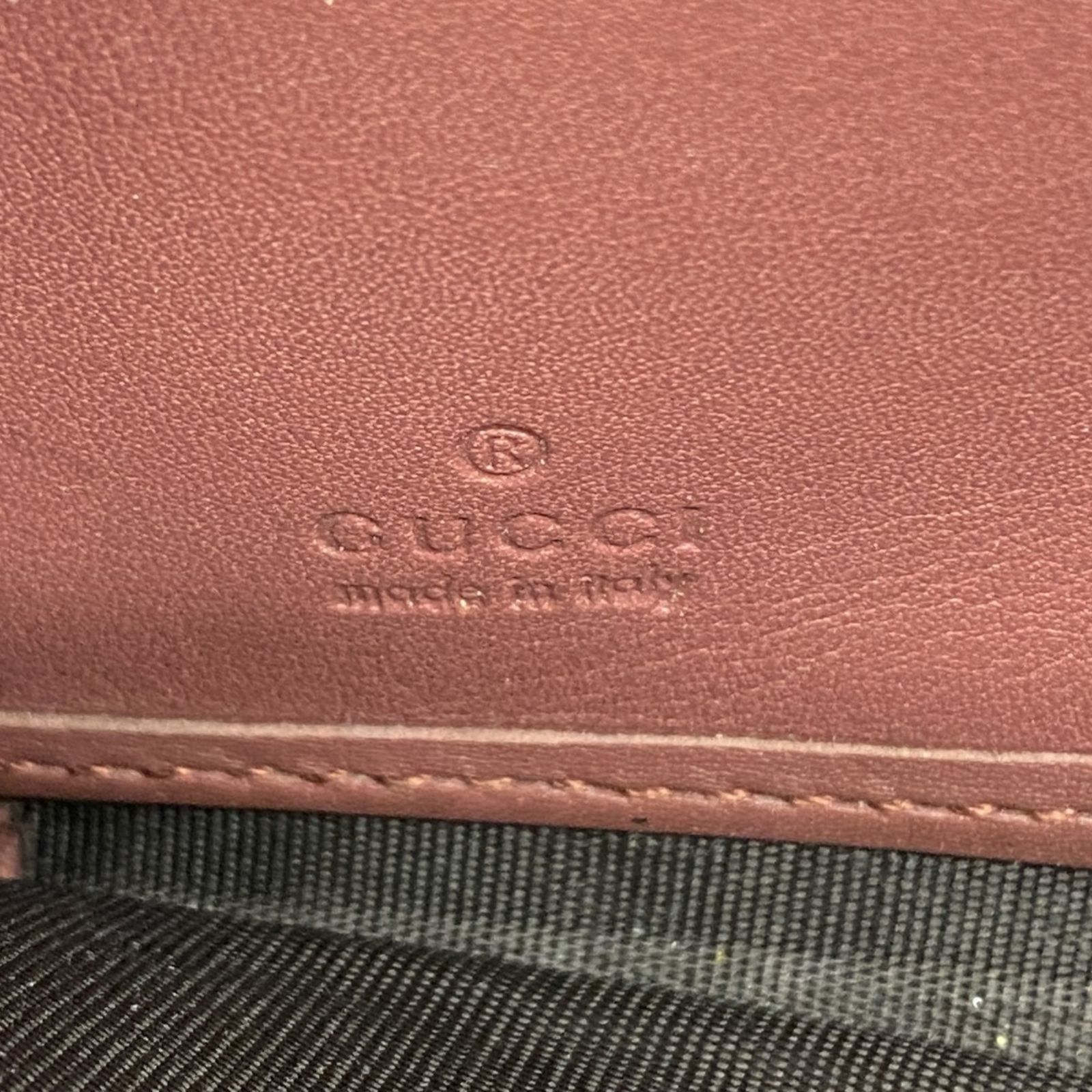 グッチ(Gucci) グッチ 長財布 GGブルームス 04071 ブラウン ピンク