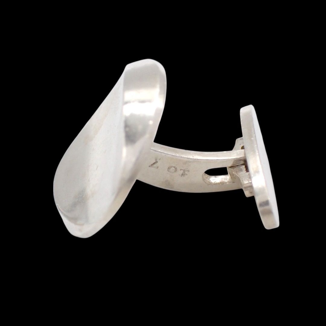 美品 ジョージジェンセン カフス カフリンクス ジョージジェンセン 107 ラウンド カフリンクス カフス 925 0002