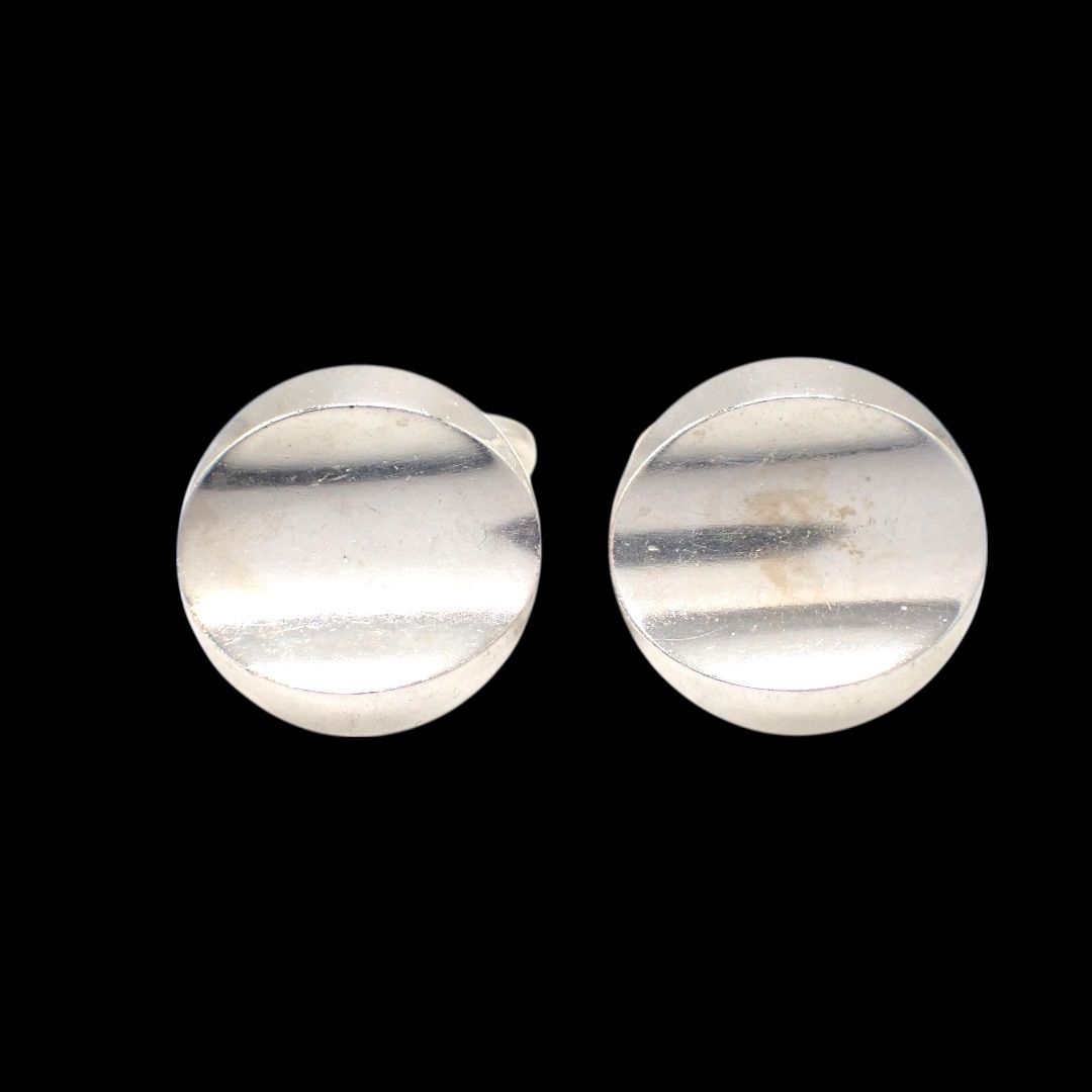 ジョージジェンセン 107 ラウンド カフリンクス カフス 925 0002