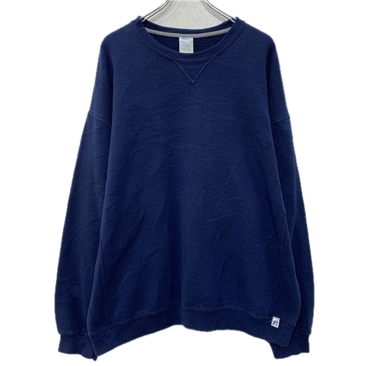 RUSSELL ATHLETIC ロゴスウェット トレーナー XXL ネイビー ラッセル 