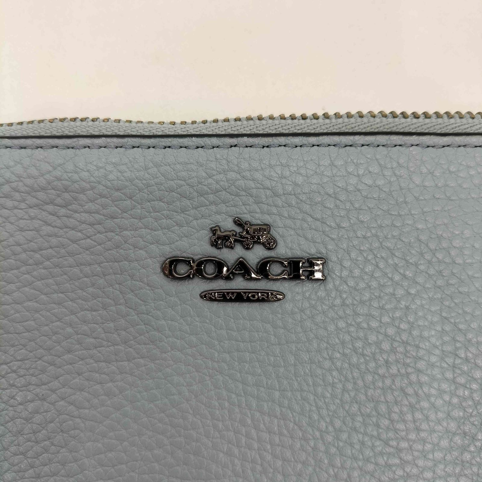 未使用級 COACH コーチ スタッズ アクセサリーポーチ ハンドバッグ コーチ COACH スタッズデザイン アクセサリーポーチ レディース 表記無