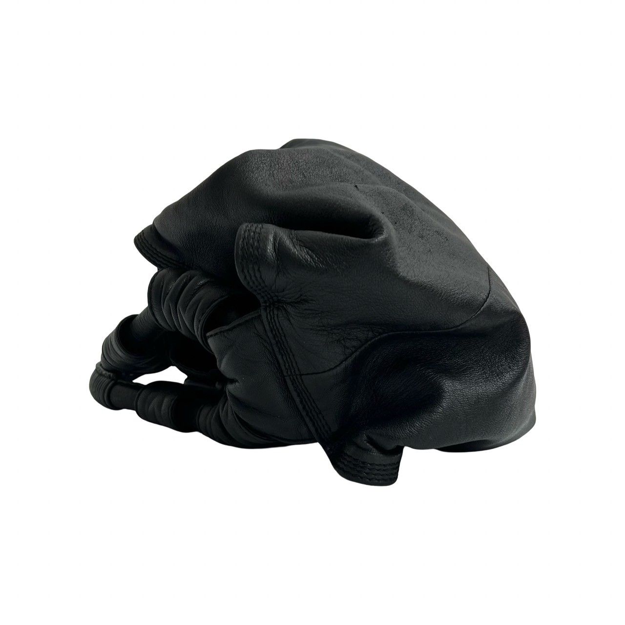 極 美品 希少品 LOEWE ロエベ アナグラム ロゴ エンボス ナッパ レザー