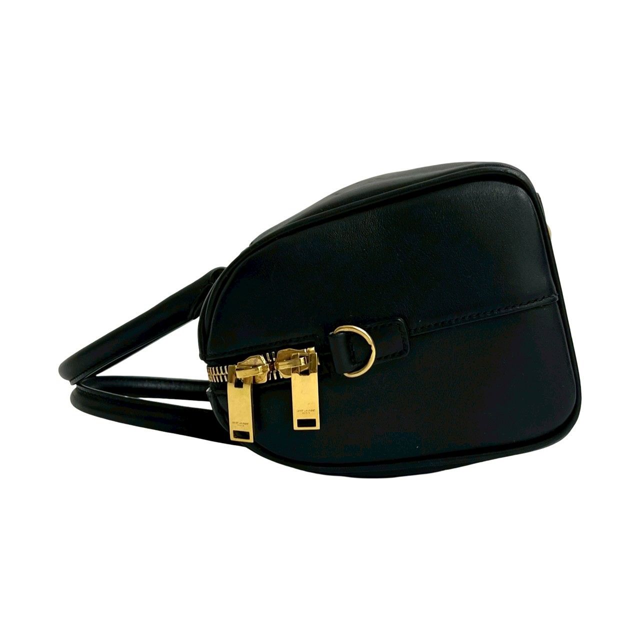 極 美品 袋付き SAINT LAURENT PARIS サンローランパリ レザー 本革