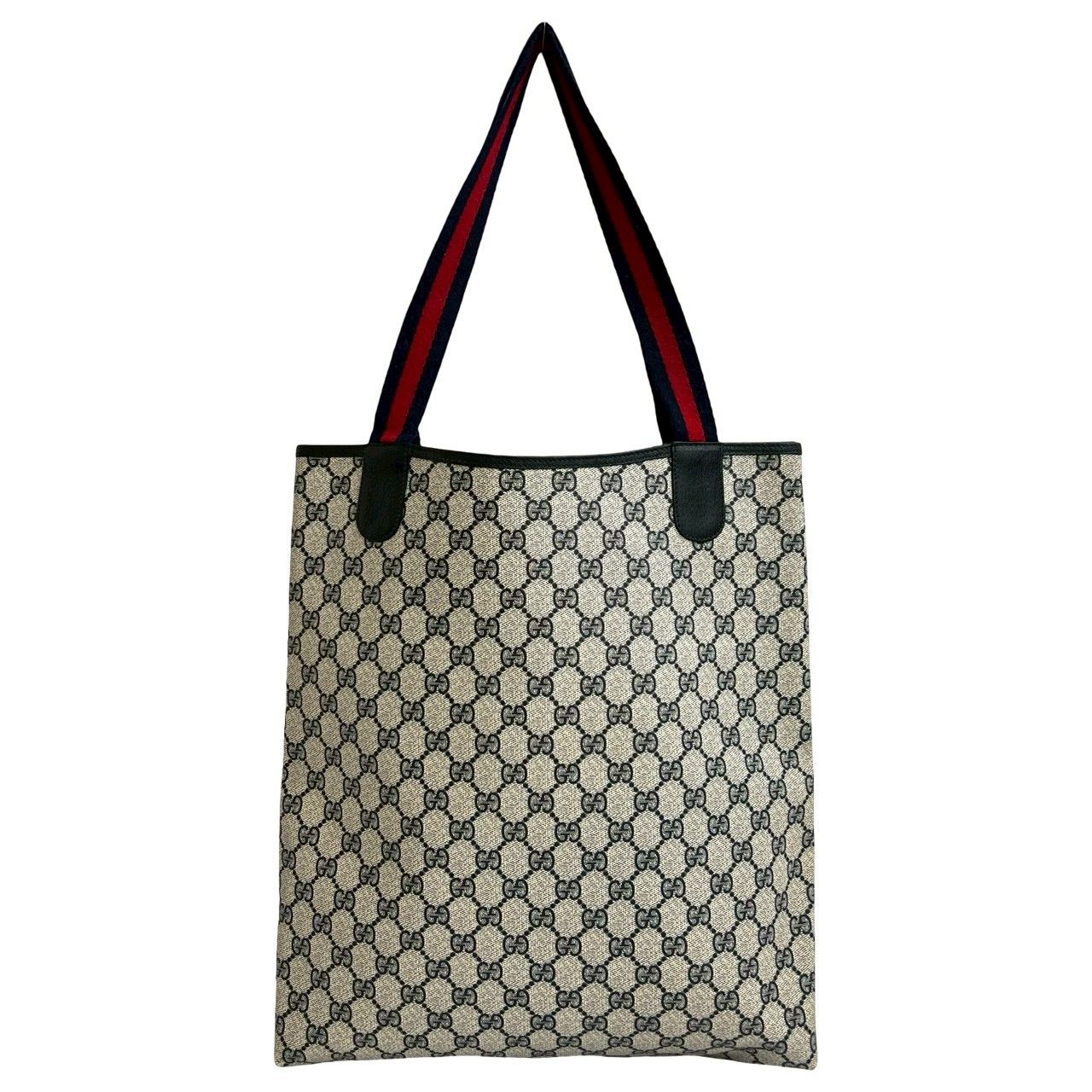 GUCCI グッチ ハンドバッグ シェリーライン リボン GG柄　美品 □グッチ GUCCI□ GGキャンバス シェリーライン ハンドバッグ リボン