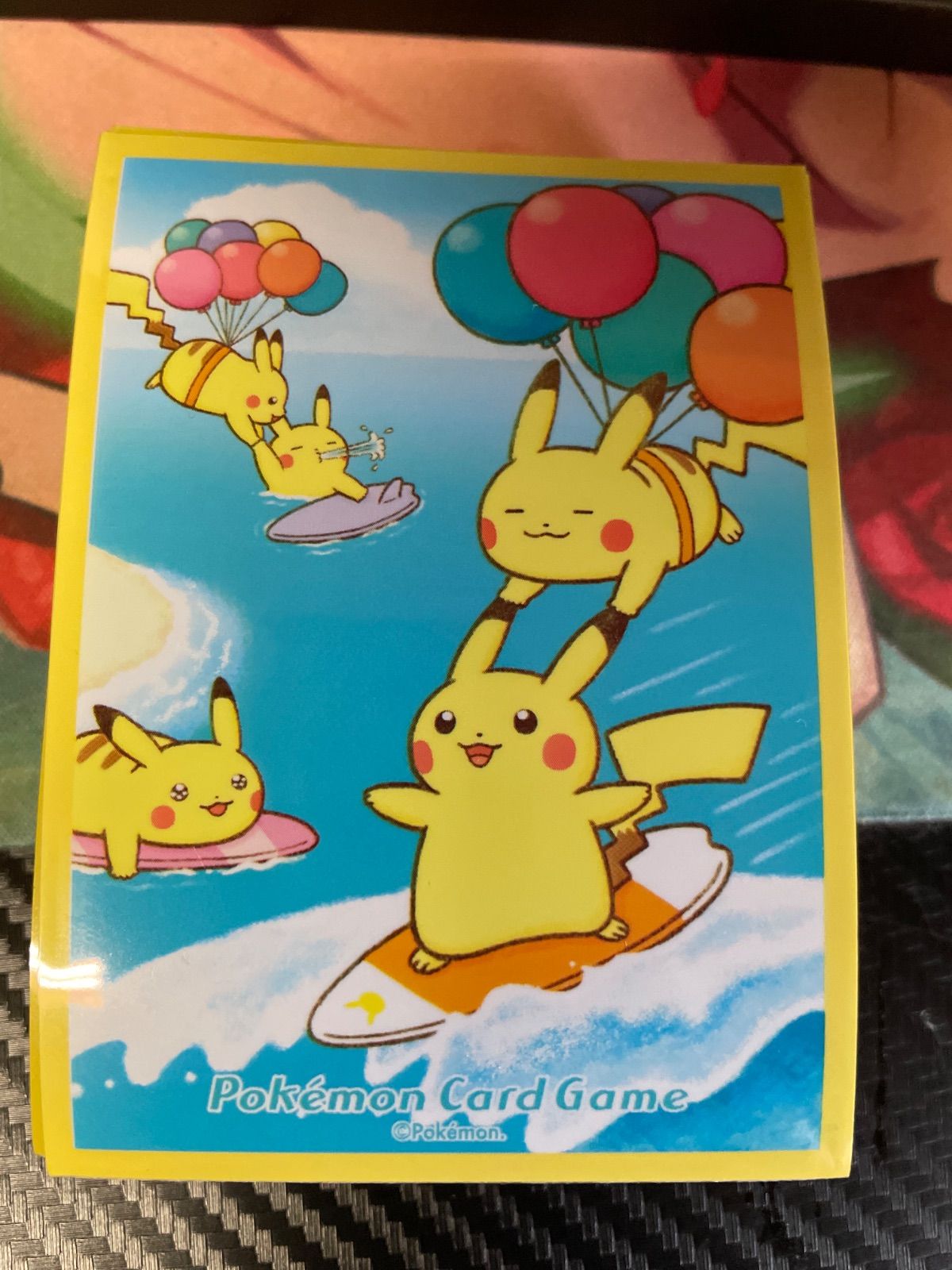 なみのりピカチュウ&そらをとぶピカチュウ 64枚 デッキシールド