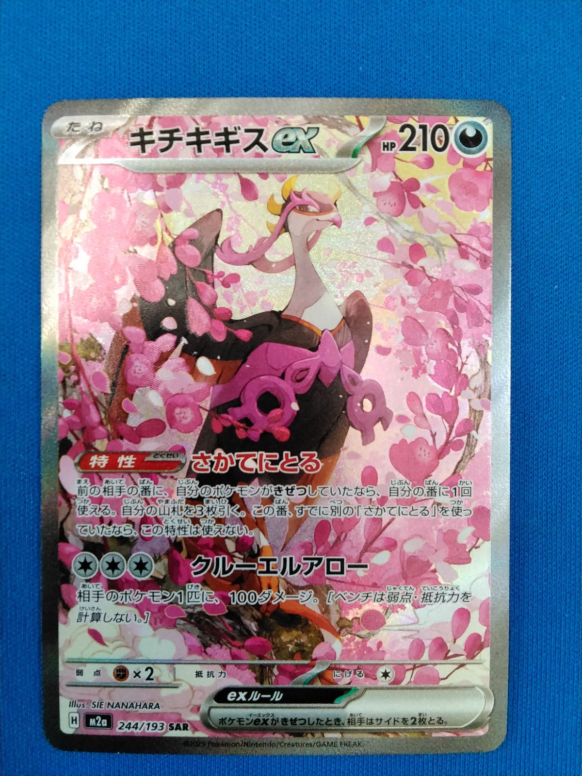 ポケモンカードゲーム M2a 244/193 SAR キチキギスex MEGAドリームex