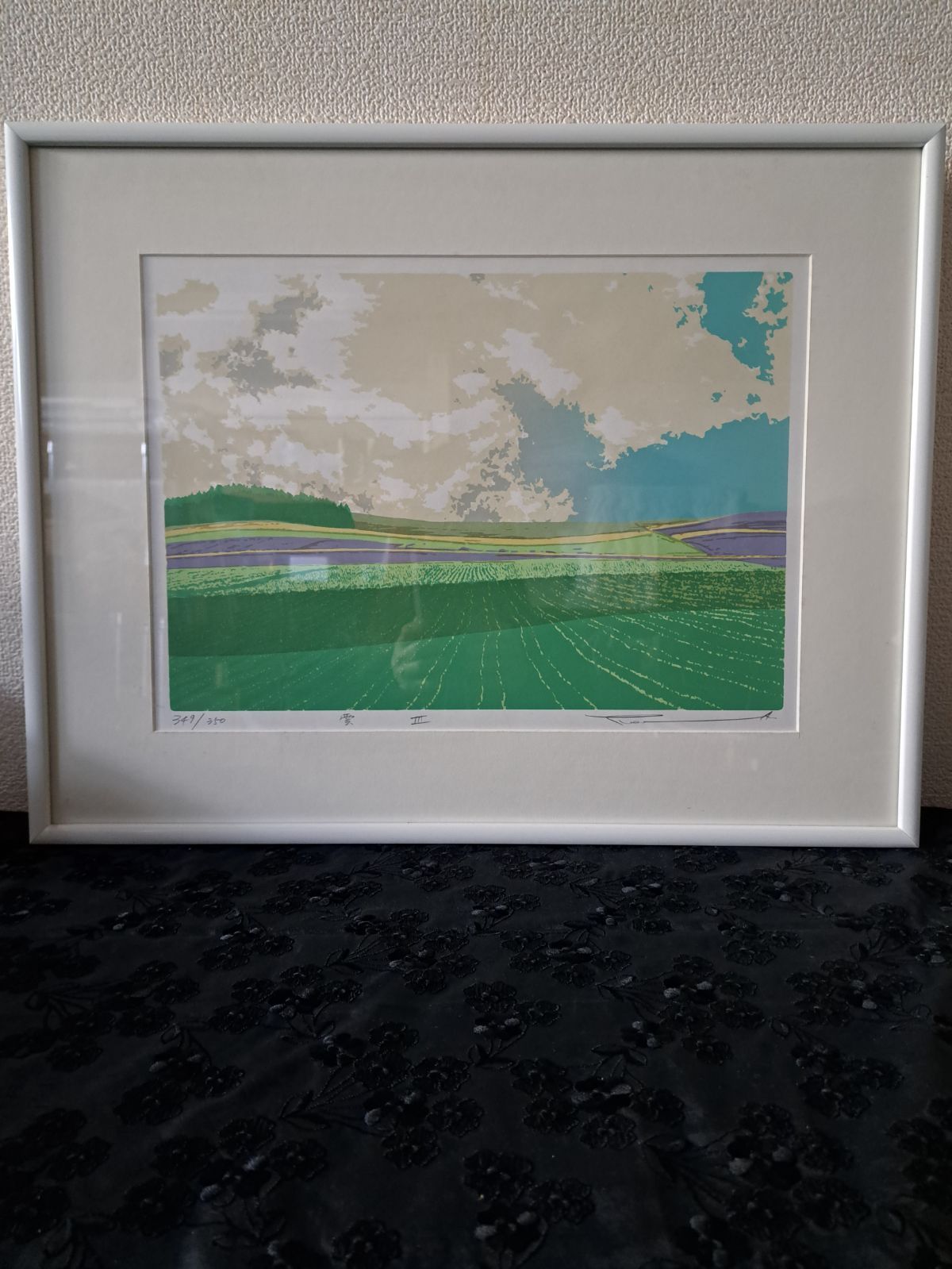 本間武男作 シルクスクリーン 雲3 - メルカリ