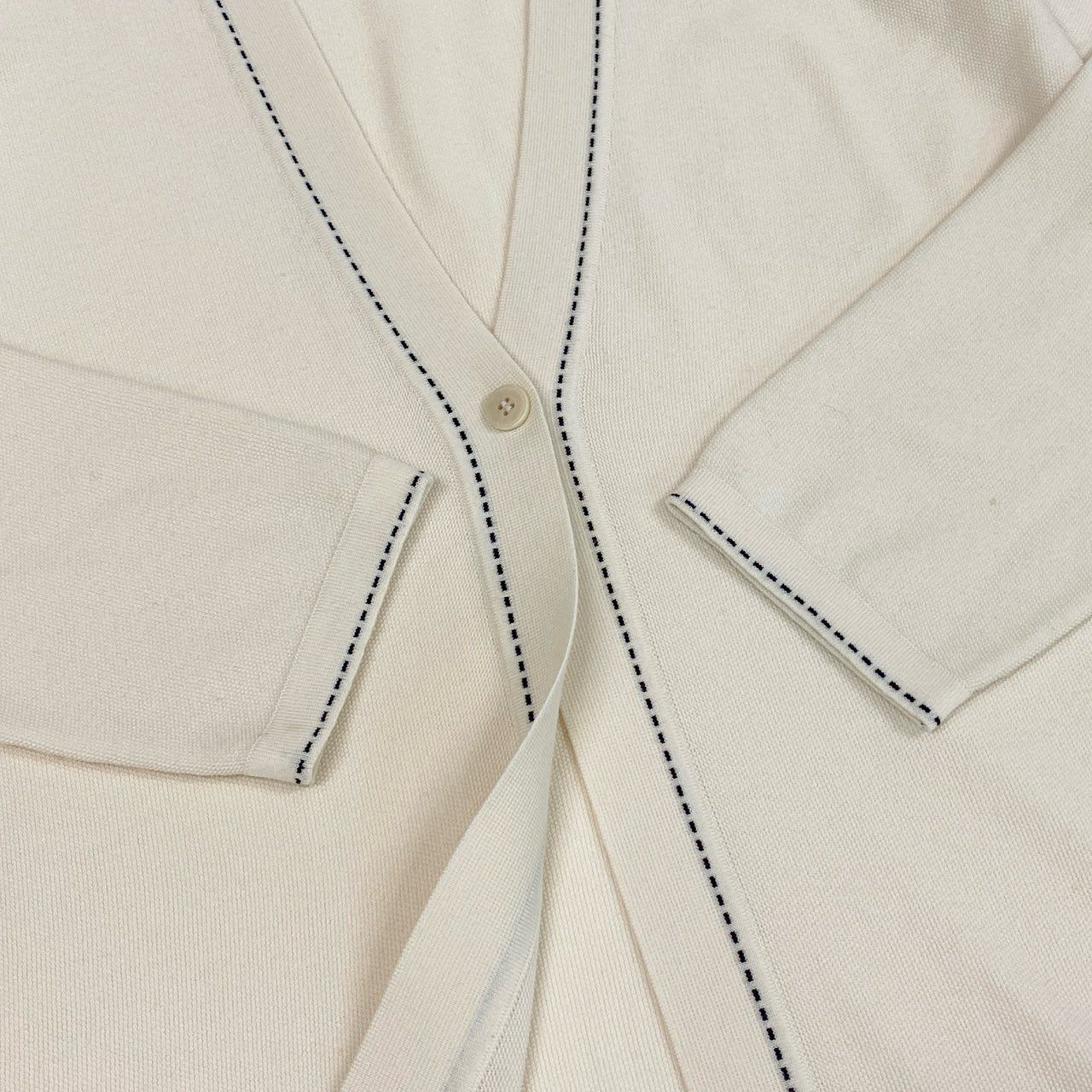 33a26 HERMES エルメス ニットセーター カーディガン トップス ロゴ