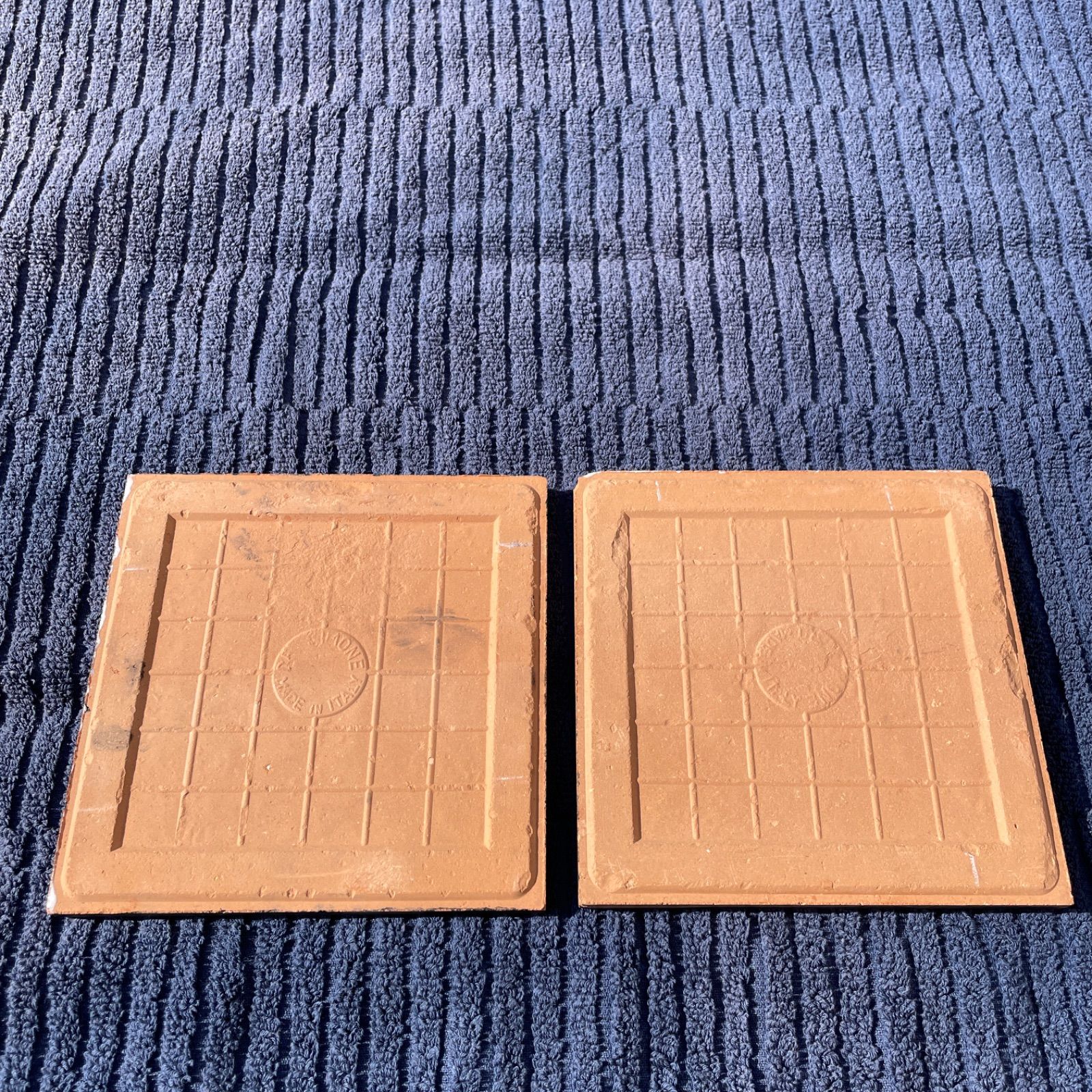 デシモーネ De Simone イタリア シチリア陶器 タイル 飾り絵 15cm