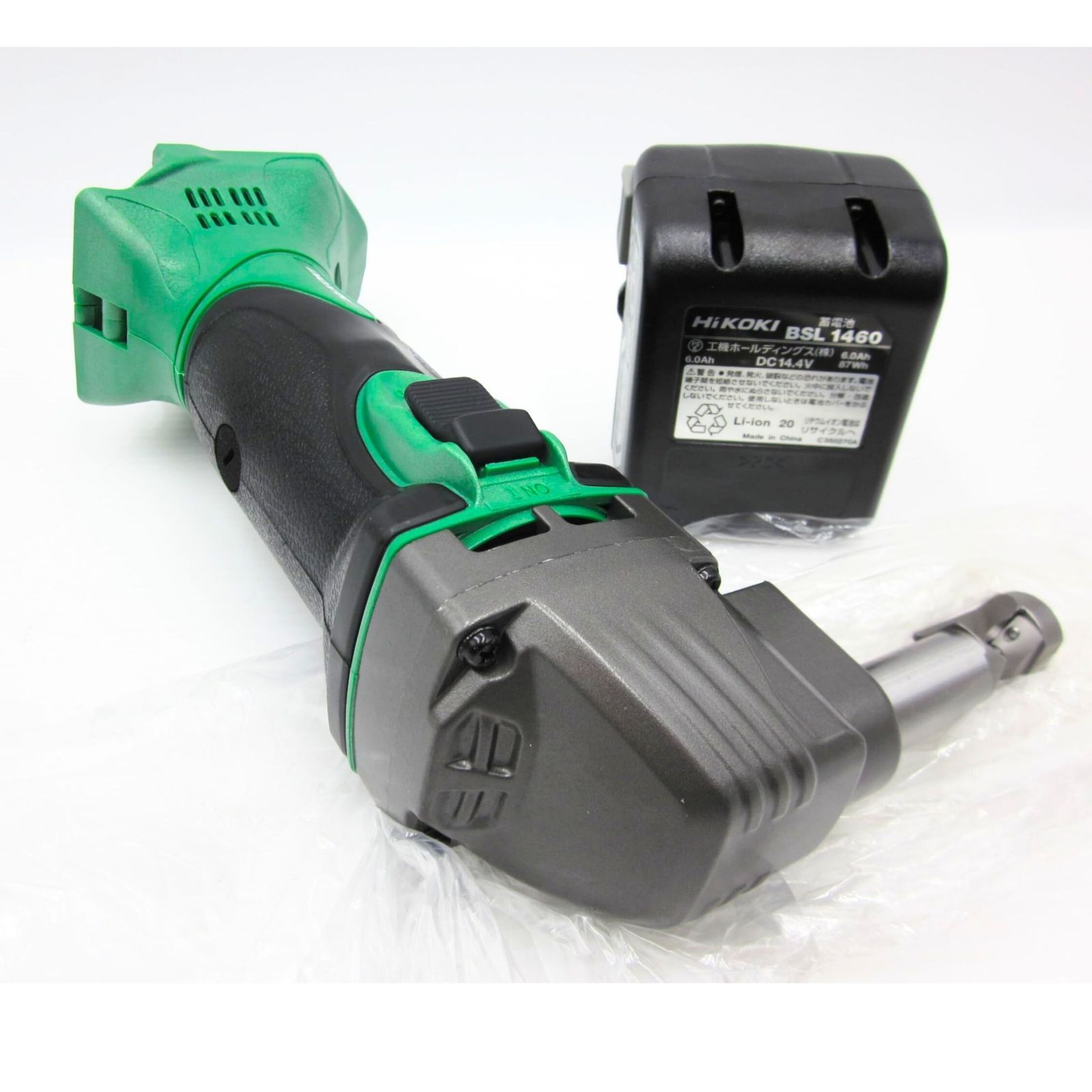  展示♥ HiKOKI ハイコーキ CN 14 DSL LYPK 14.4 V コードレスニブラ 充電式 軟鋼板1.6 mm切断 6.0 Ahリチウムイオン電池 急速充電器 ケース付 その他 切断工具 切断機