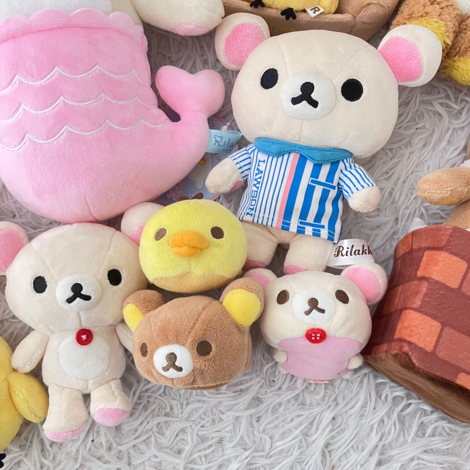  ぬいぐるみ リラックマ 13点セット キイロイトリ コリラックマ ローソンコラボ くじA賞 サンタ マスコット グッズ 13 R ぬいぐるみ マスコット キャラクターグッズ