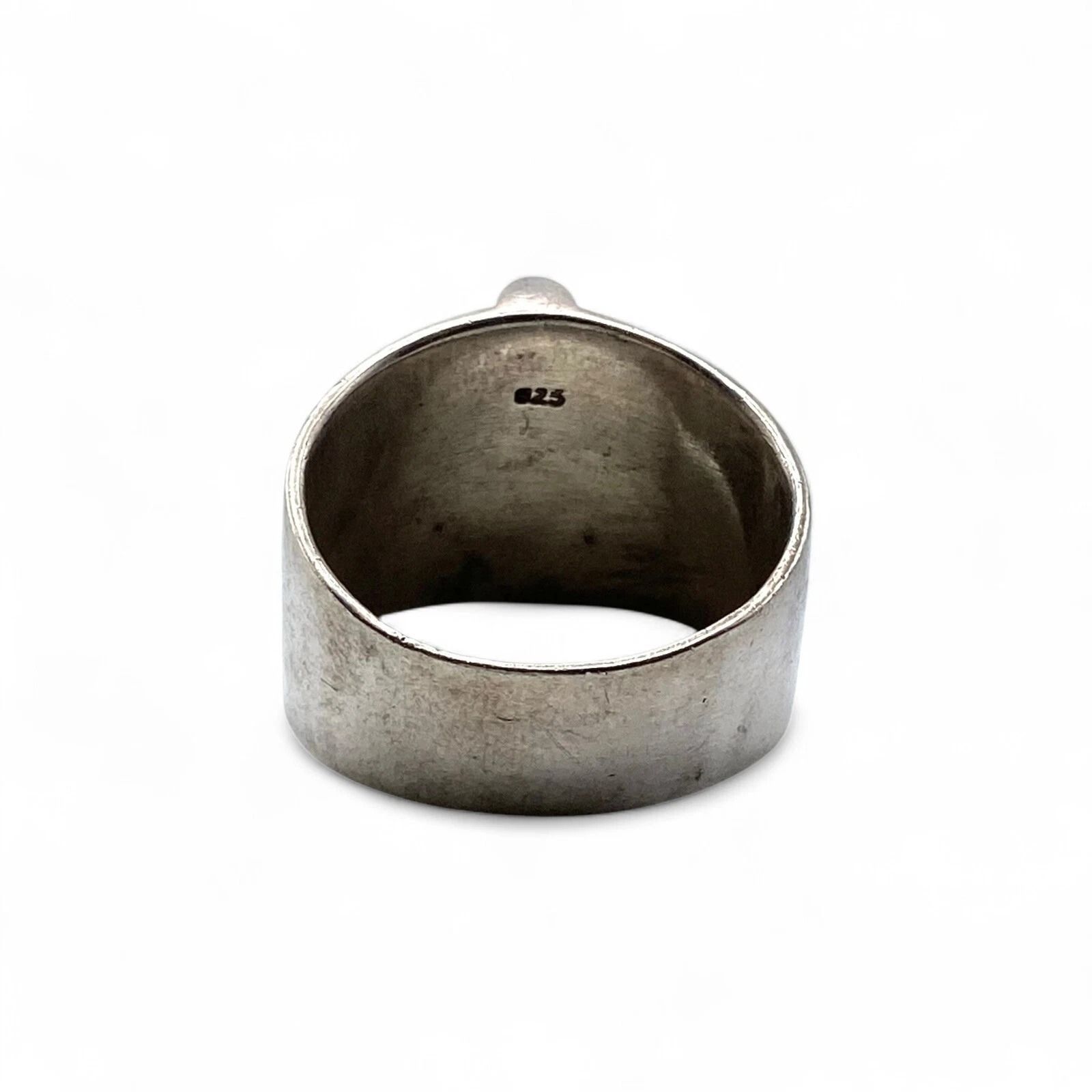 圧巻の迫力】ビッグクロス 十字架 Silver 925 刻印 90s Vintage Ring