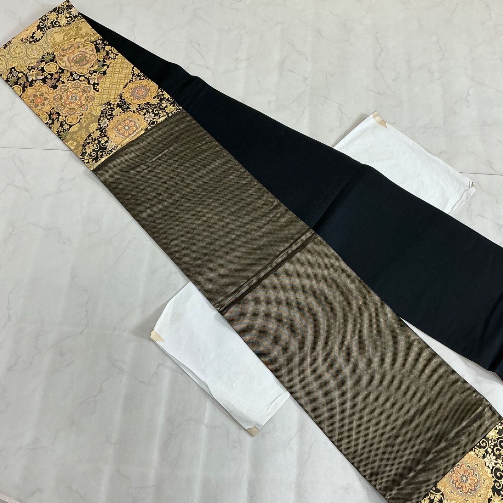 kimono+one◇kimonoarisa◇美品◇袋帯◇六通柄◇唐織◇彩麗華之集