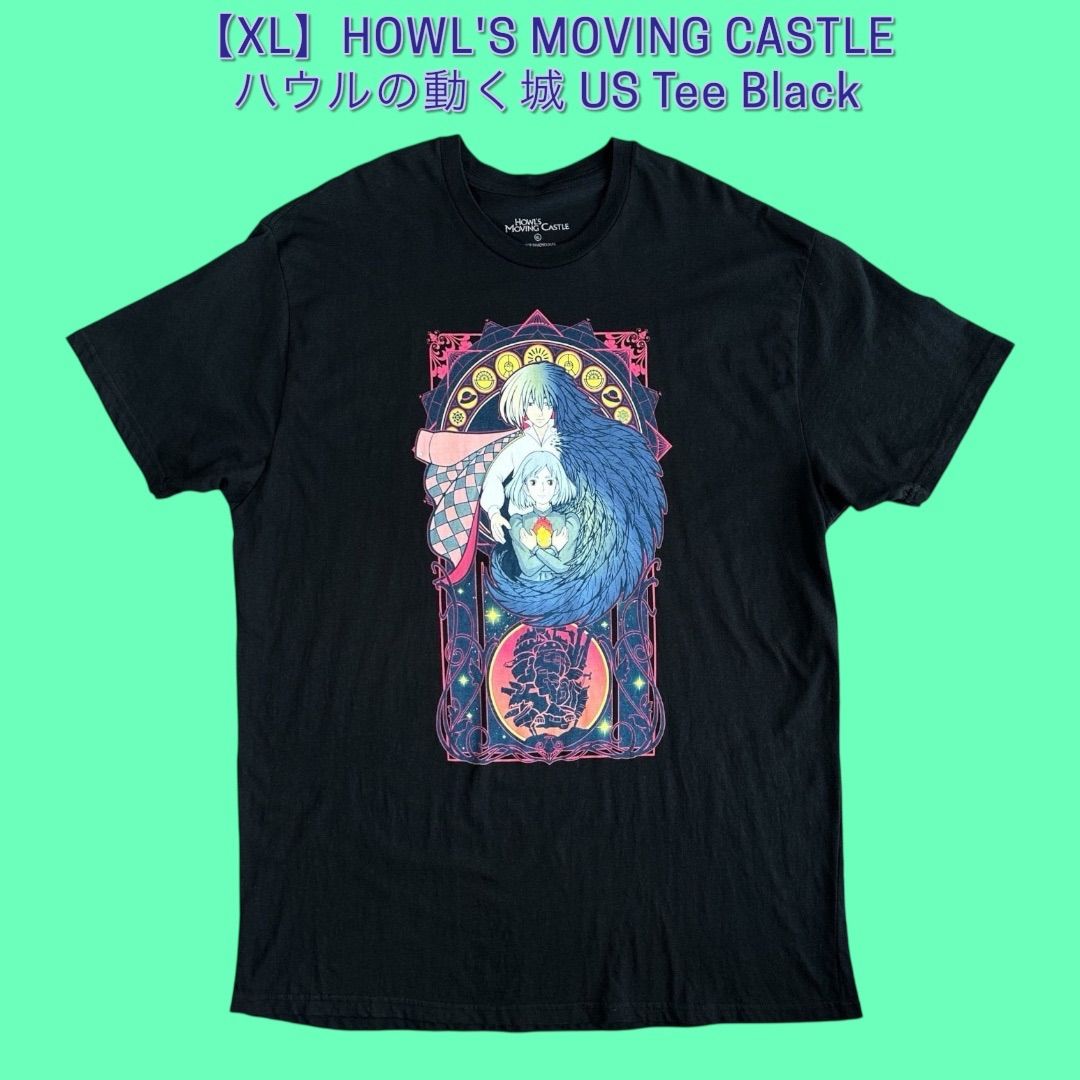 HOWL'S MOVING CASTLE ハウルの動く城 US Tee Black XL