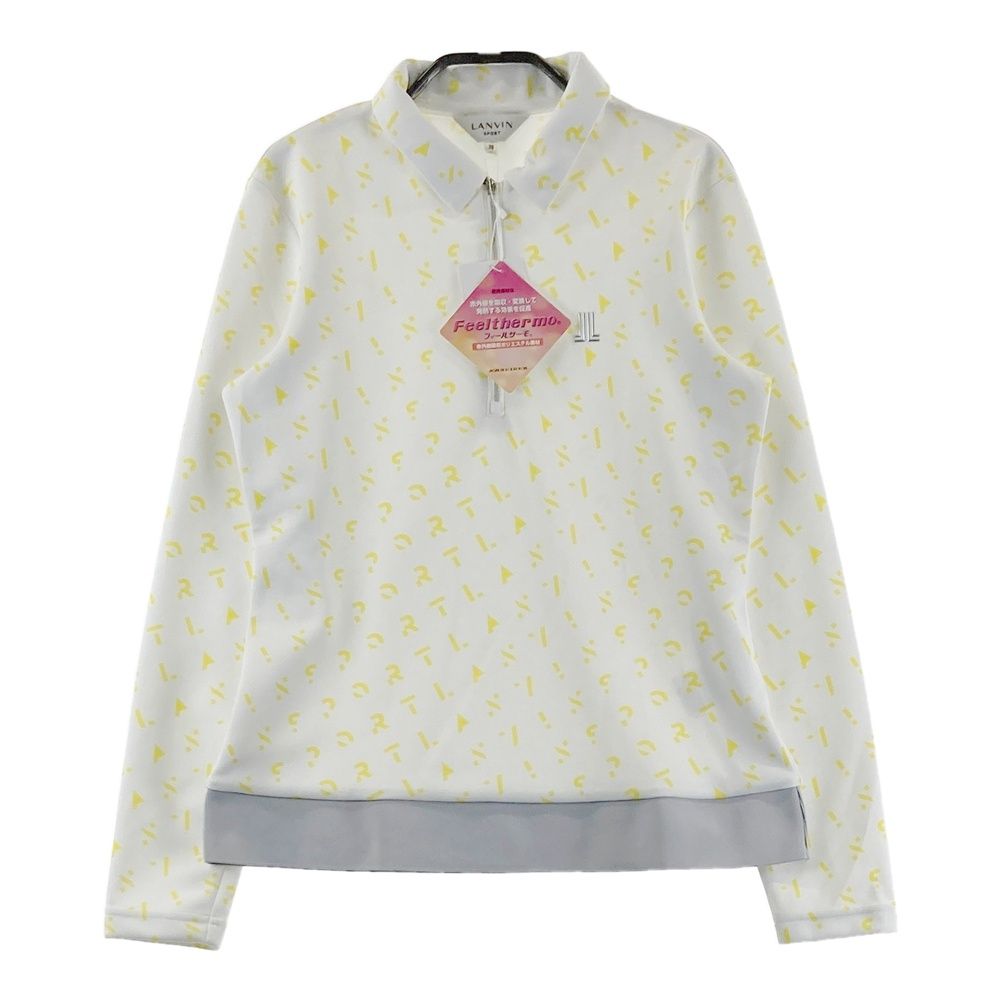 サイズ：38 LANVIN SPORT ランバン スポール ハーフジップ 長袖Tシャツ