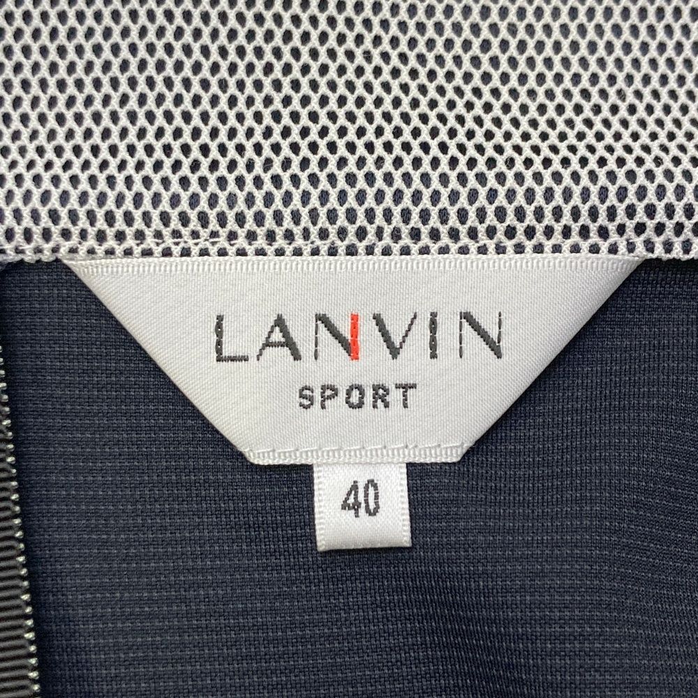 サイズ：40 LANVIN SPORT ランバン スポール ハーフジップ 長袖Tシャツ