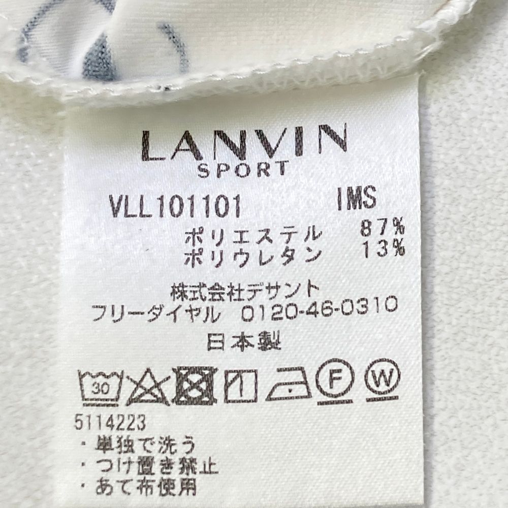サイズ：38 LANVIN SPORT ランバン スポール ハーフジップ 長袖Tシャツ